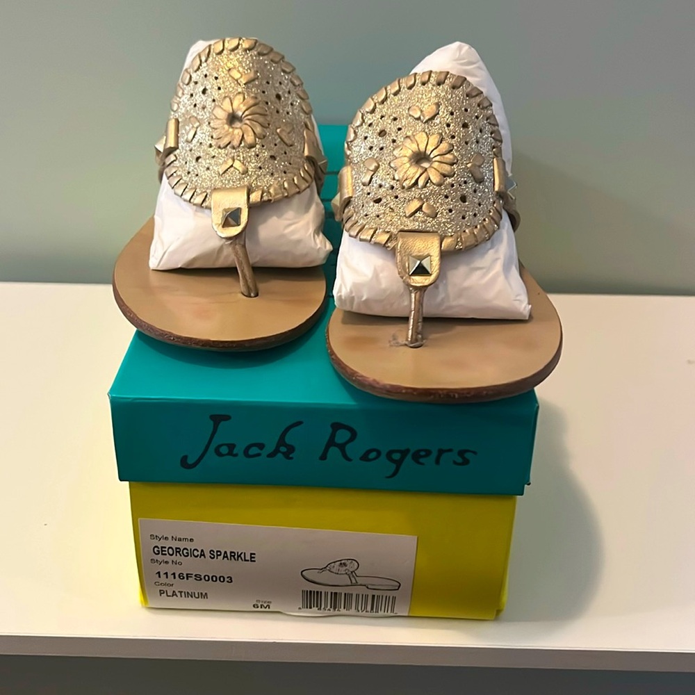 Jack Rogers Georgia Sparkle sandals